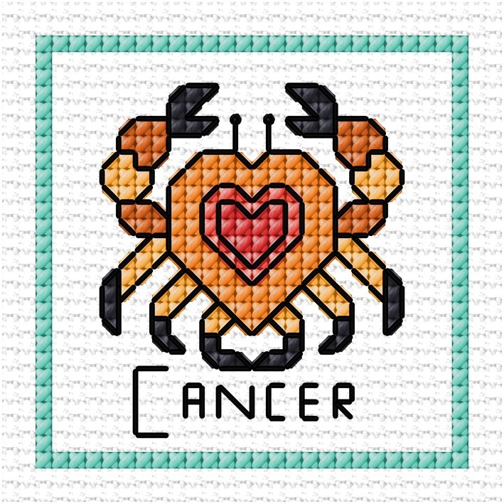 LJT Zodiac sign Cancer illustration 6095