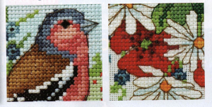 Summer Chaffinch Cross Stitch