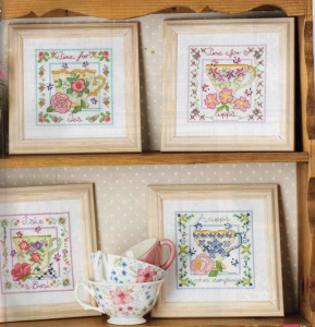 Vintage chic cross stitch