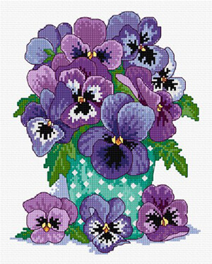 LJT054 Pansies thumbnail