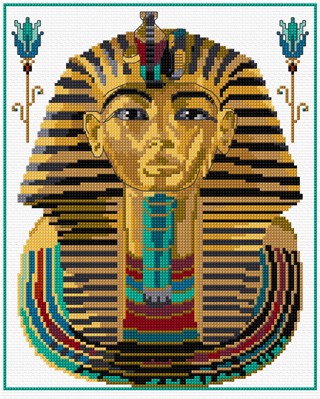 LJT039 Tutankhamun illustration 1281