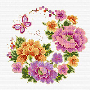 LJT053 Oriental Floral Picture thumbnail
