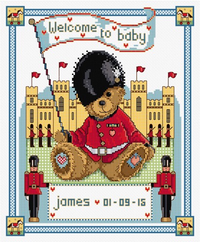 Cross Stitch baby sampler