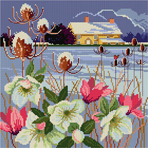 LJT103 Winter cottage scene thumbnail