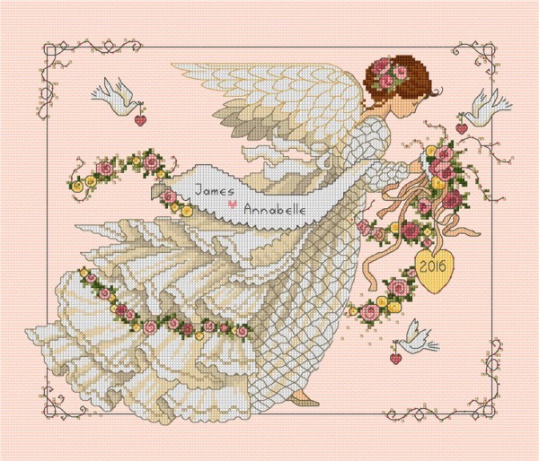 LJT180 Wedding Angel illustration 6066