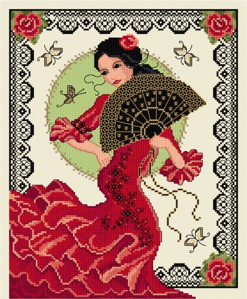 LJT192 Spanish dancer thumbnail