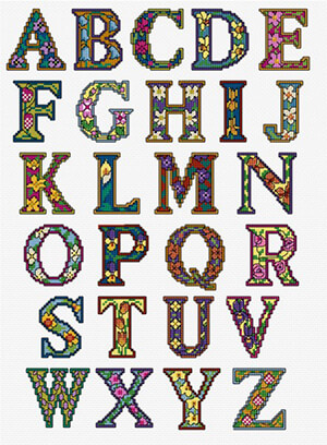LJT204 Alphabet Illuminated letters thumbnail