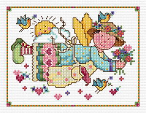 LJT214 Folksy Angel three thumbnail