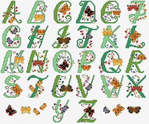 LJT230 Alphabet British butterflies thumbnail
