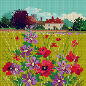 LJT249 Summer Cottage Scene thumbnail