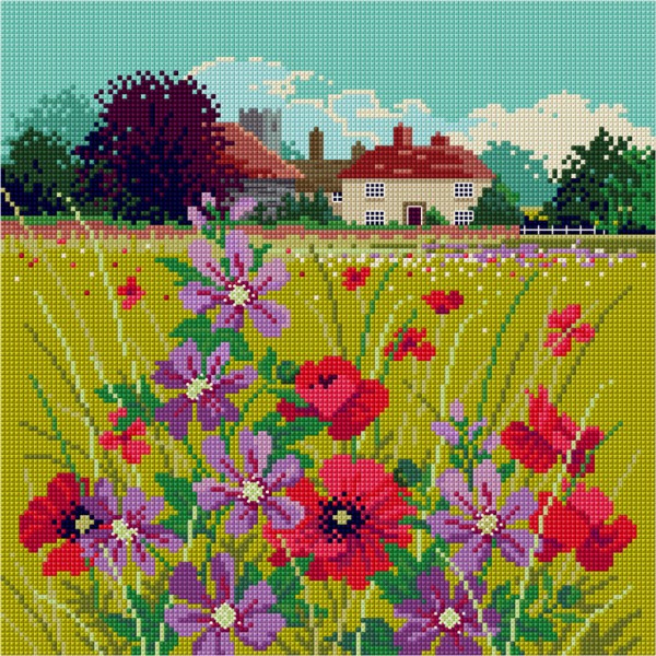 Cross Stitch Summer cottage