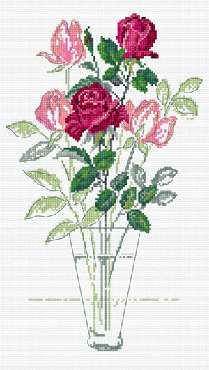 LJT262 Delicate roses thumbnail