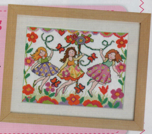 Maypole cross stitch