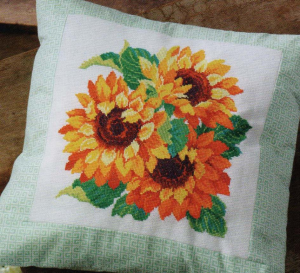 Sunflower cross stitch