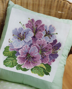 Rhododendron cross stitch