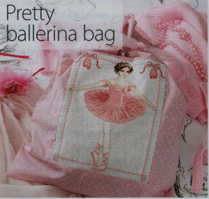Ballerina bag cross stitch