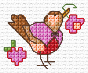 Bird cross stitch