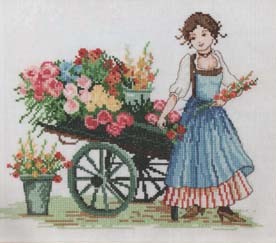 Flower girl illustration 1