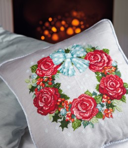 Christmas Flowers Needlework