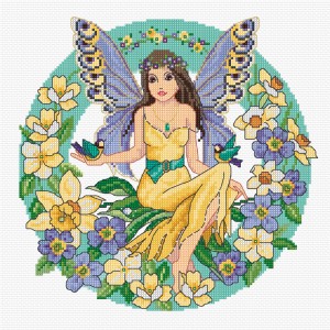 Spring fairy illustration 1