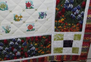 Floral alphabet quilt illustration 2