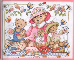 Teddy Bear's Picnic Cross stitch