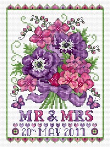 Wedding sampler illustration 4564