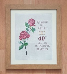 Rose sampler illustration 4595