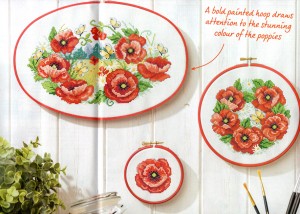 Poppies in bloom illustration 1