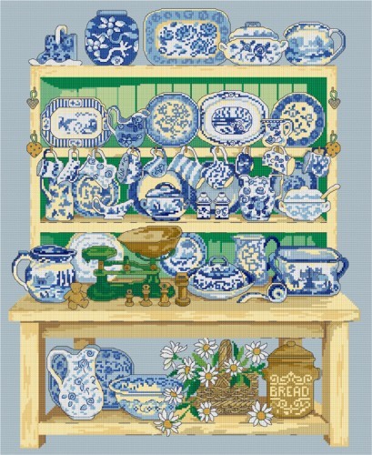 LJT003 Blue & white Dresser thumbnail