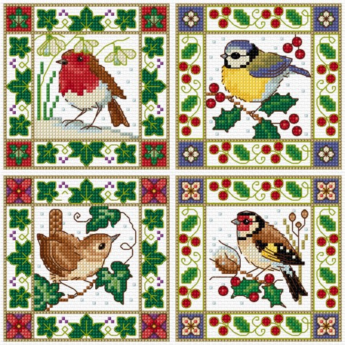 LJT 21C Christmas bird cards thumbnail