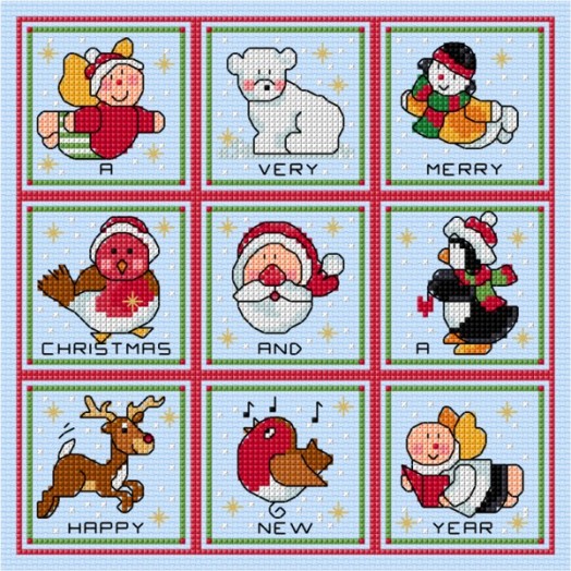 LJT228 Christmas card sampler thumbnail