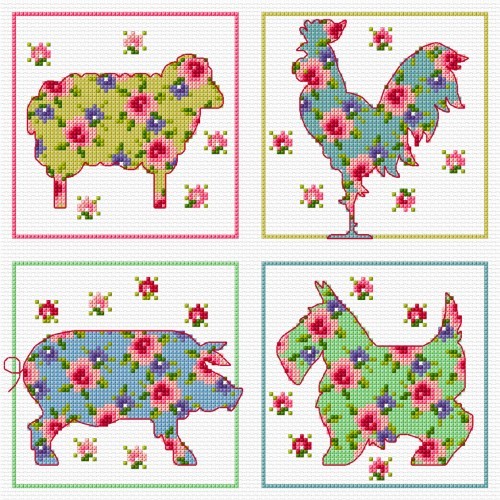 Cross stitch card patterns