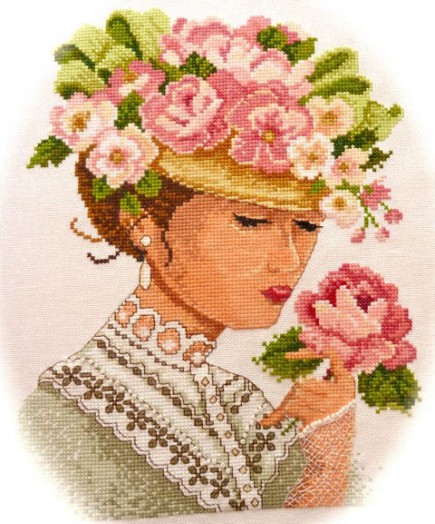 Victorian lady illustration 1