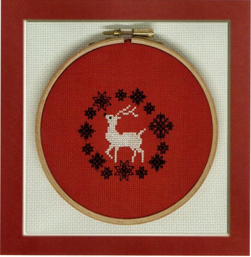 Lakeside Needlecraft Winter Cross Stitch book illustration 1