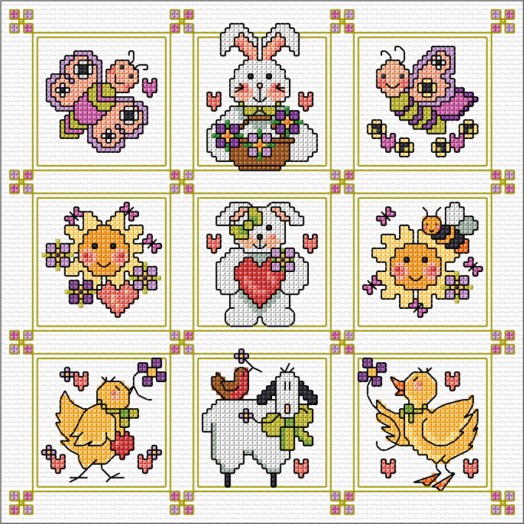 LJT Happy Day sampler 5 illustration 2