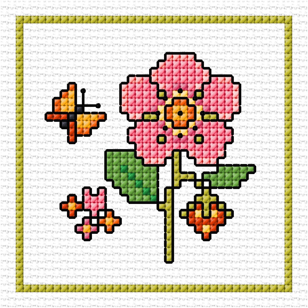 LJT Blog Summer flowers and butterflies 3 illustration 1