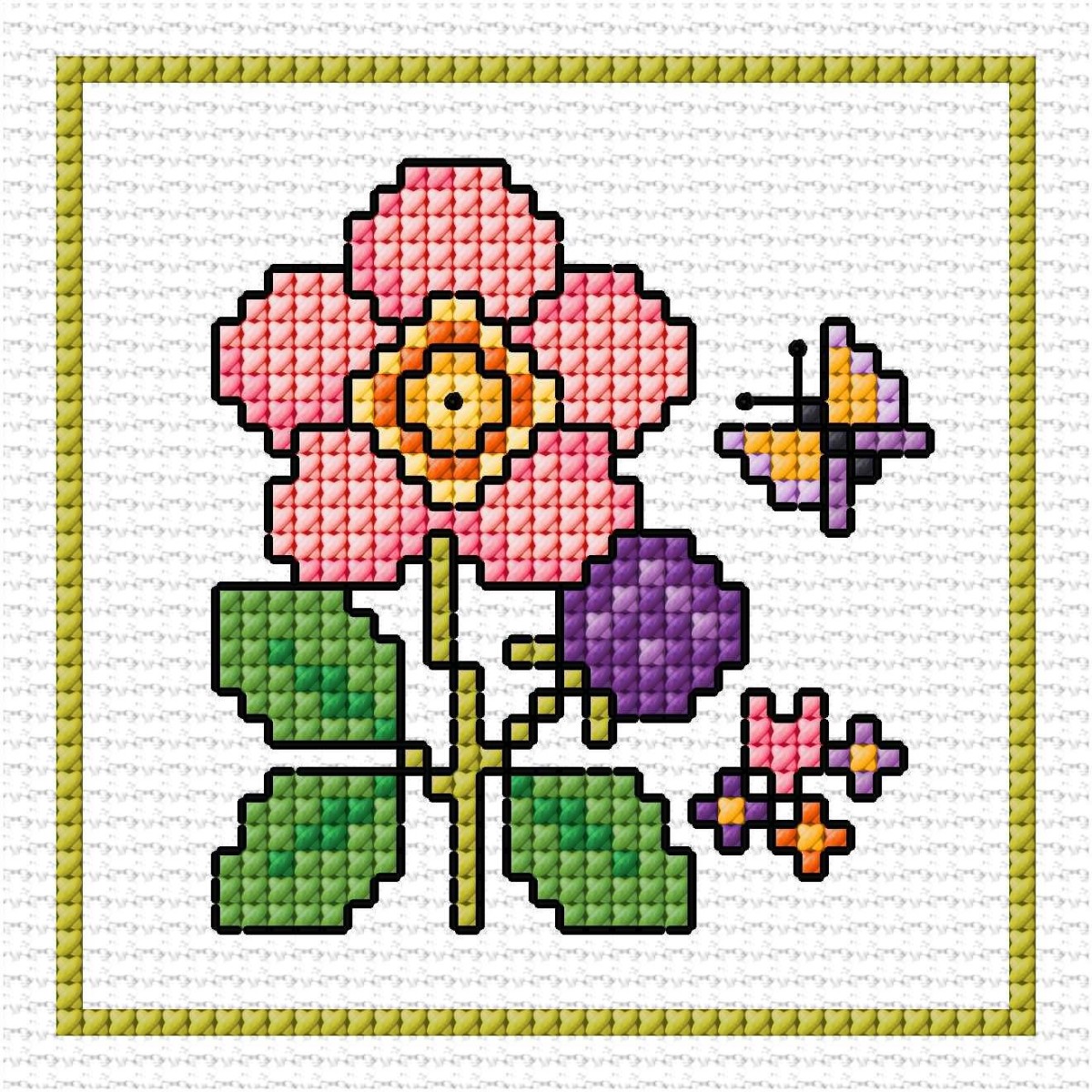 LJT Blog Summer flowers and butterflies 7 illustration 6782