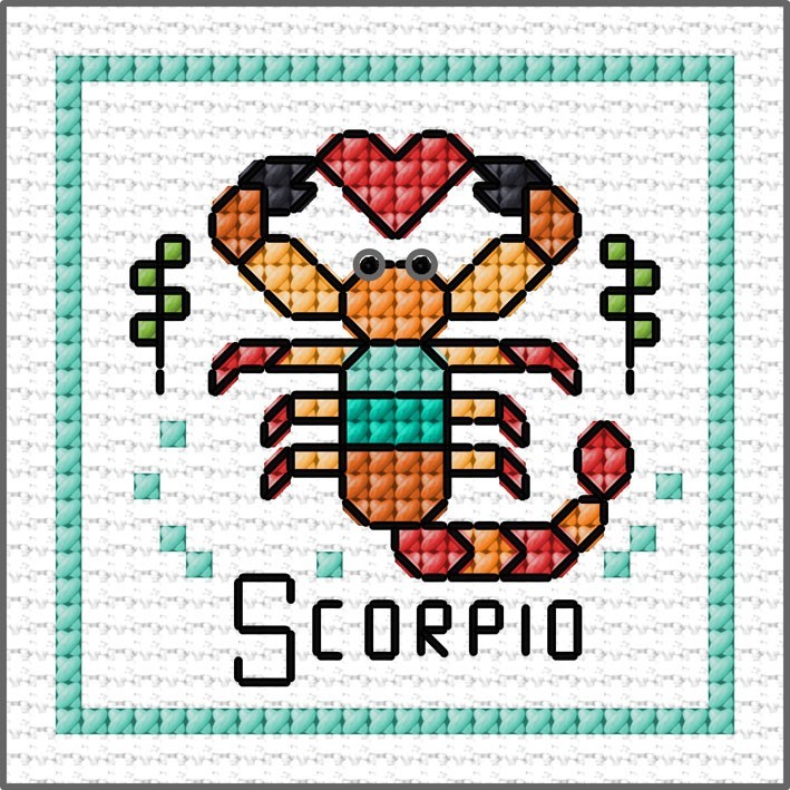 LJT Blog Zodiac sign Scorpio  illustration 6133