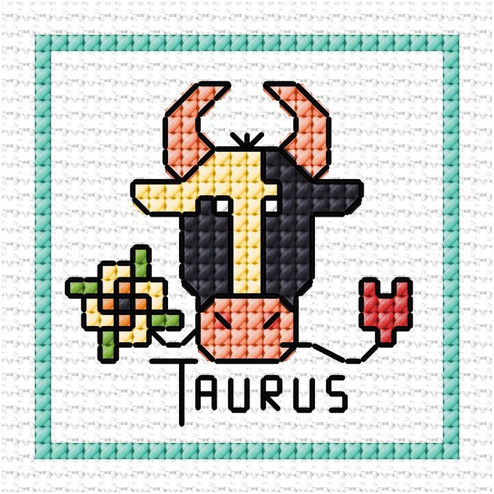 LJT Zodiac sign Taurus illustration 1