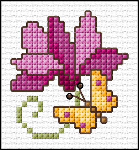 LJT Simple Cross Stitch design Part 6 illustration 5445