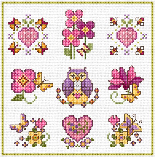 LJT Simple Cross Stitch designs illustration 2