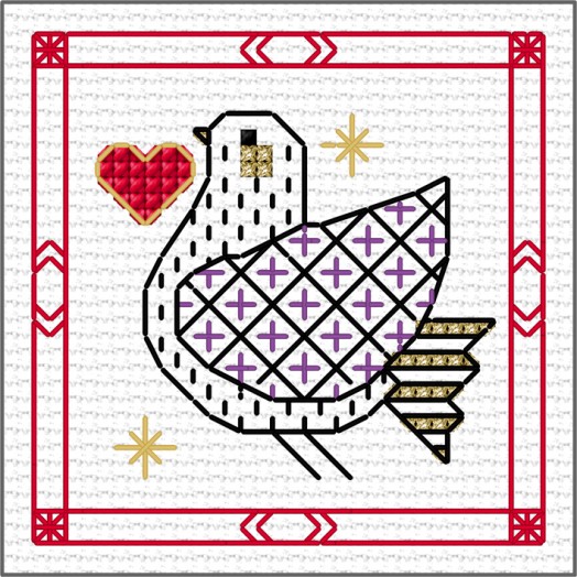 Xmas blackwork part series 4 illustration 1