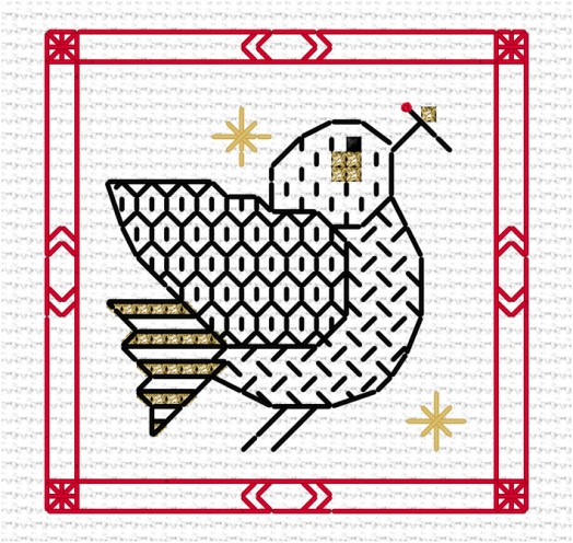 LJT Xmas blackwork part series 3 illustration 2