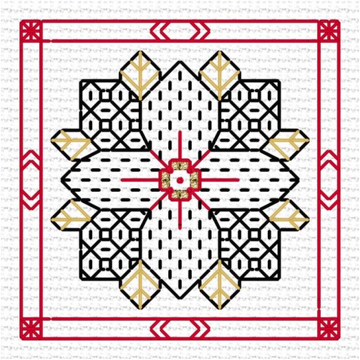 Xmas blackwork part series 13 illustration 5328