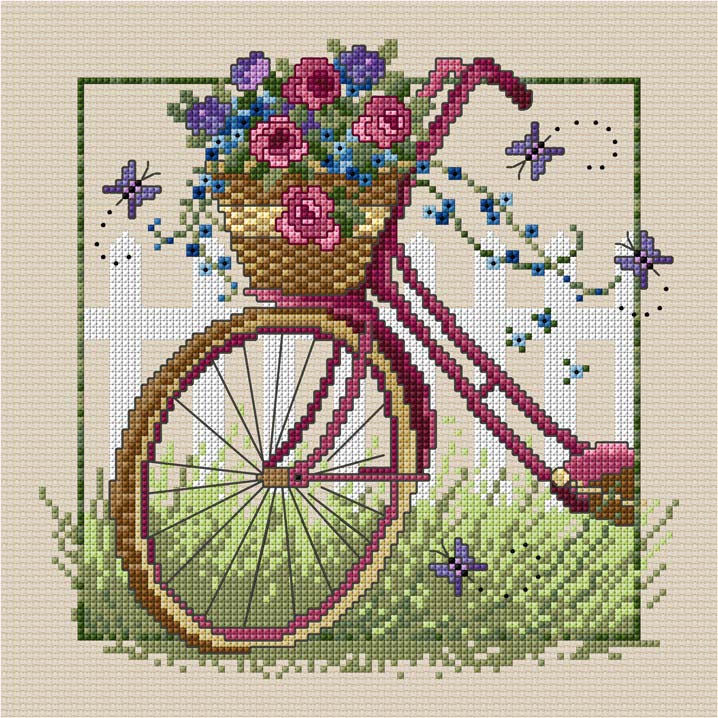 LJT015 Vintage Bike illustration 4951