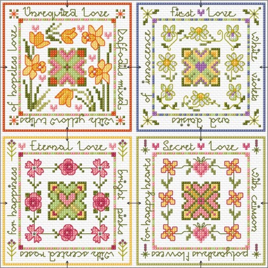 LJT406 Knot 'love' garden cards thumbnail