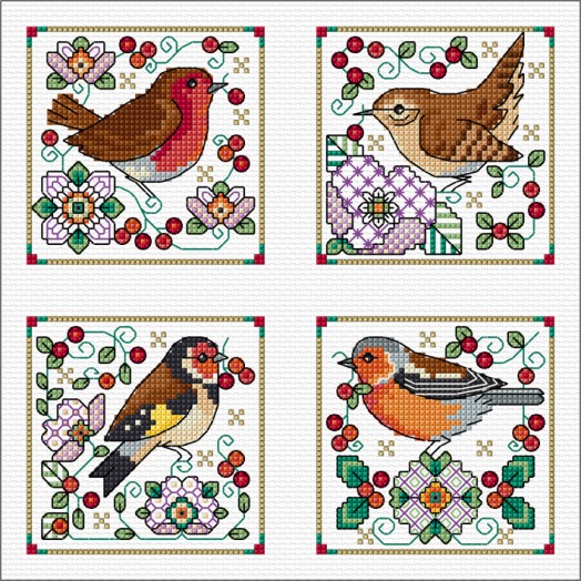 LJT103C Christmas bird cards thumbnail