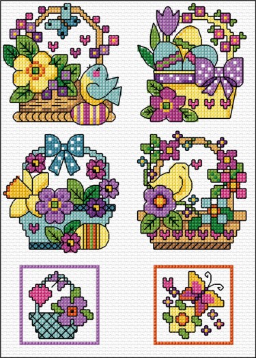 LJT104C Easter basket cards thumbnail