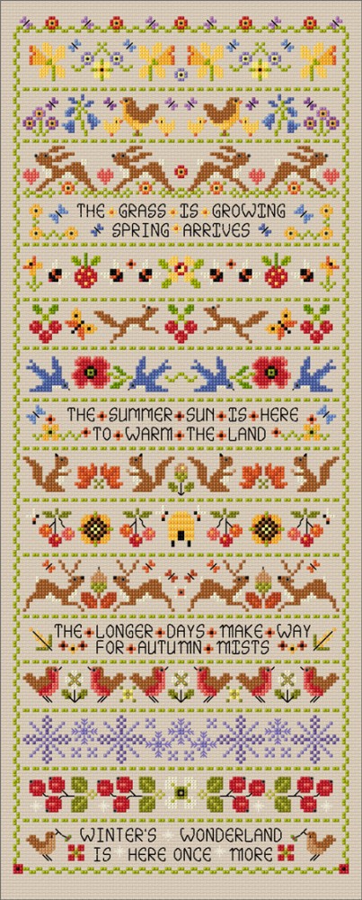 LJT120 All in a year sampler illustration 5794